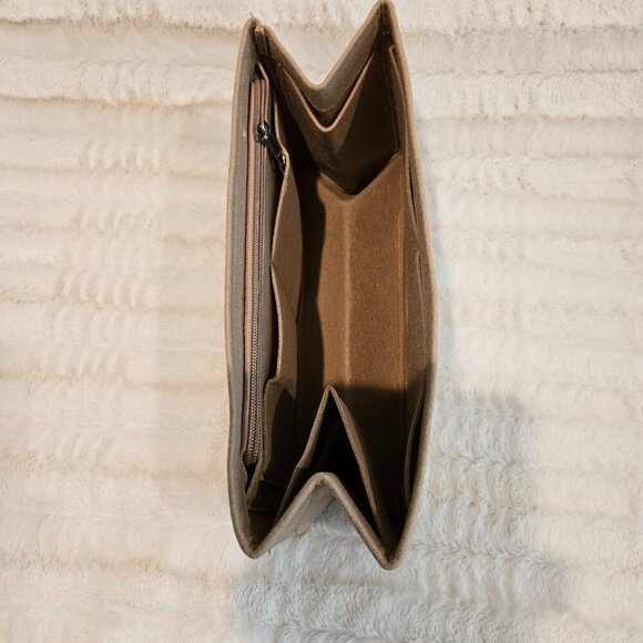 Handbag Organizer Beige Multi-Pocket Felt Handbag Organizer ✨Never used, Brand N - Picture 3 of 5